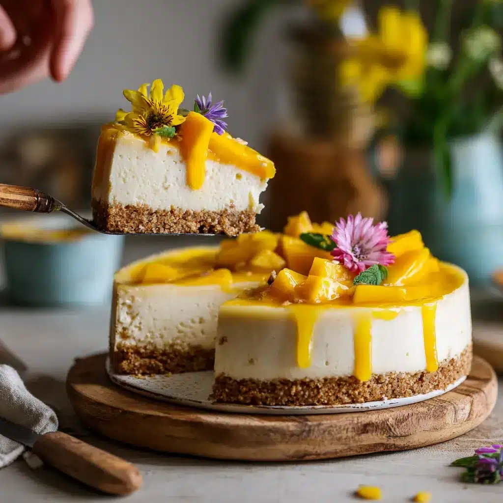 No bake, all flavor: Mango cheesecake for summer parties!