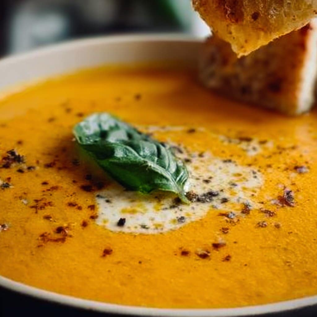 Creamy Roasted Veggie Soup: A Hug in a Bowl