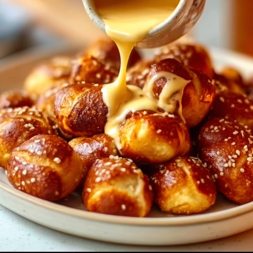 Soft and Chewy Pretzel Bites