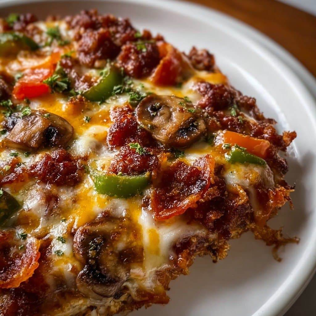 Low Carb Pizza Casserole Recipe
