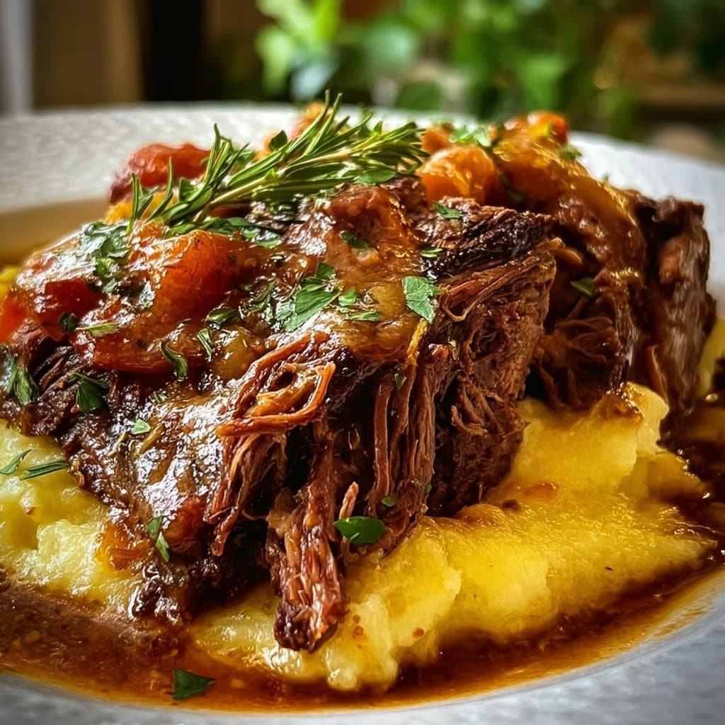 Slow Cooked Italian Style Pot Roast