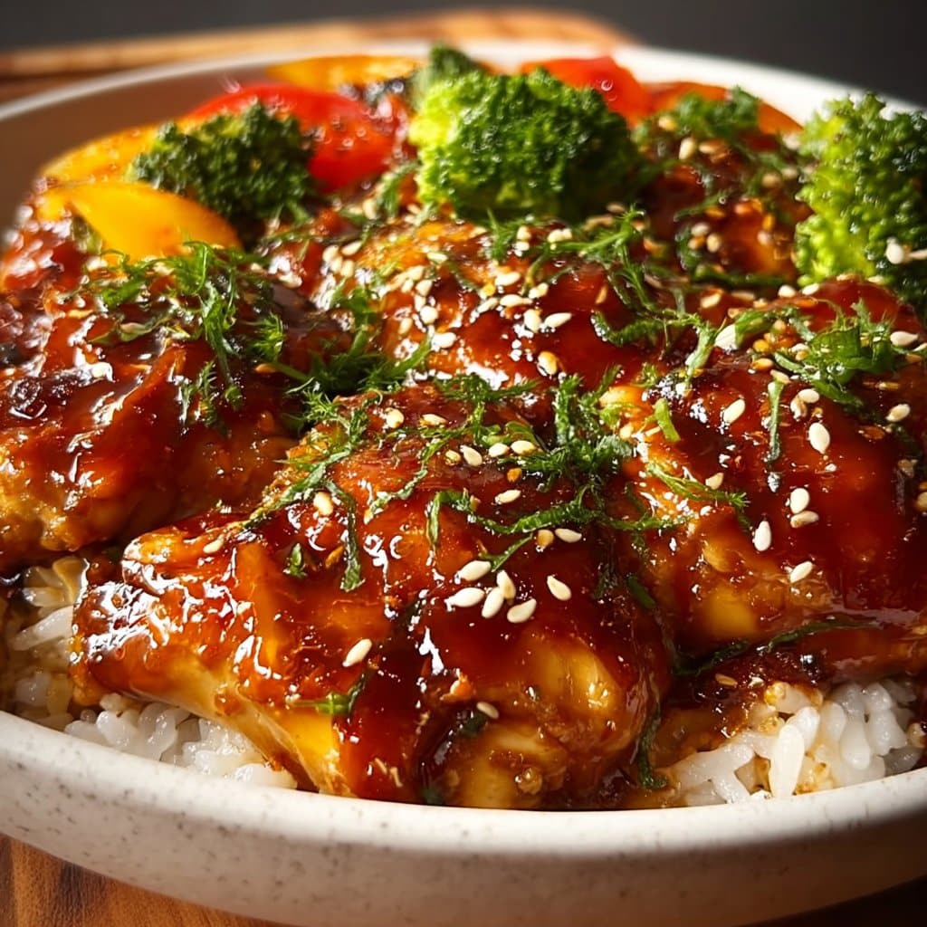 Crock-Pot Teriyaki Chicken and Rice