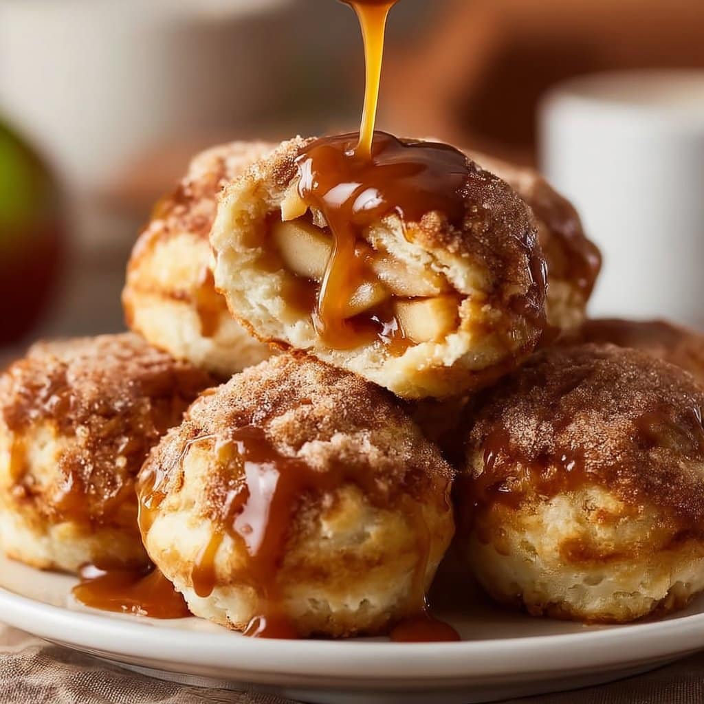 Mouthwatering Caramel Apple Pie Bombs