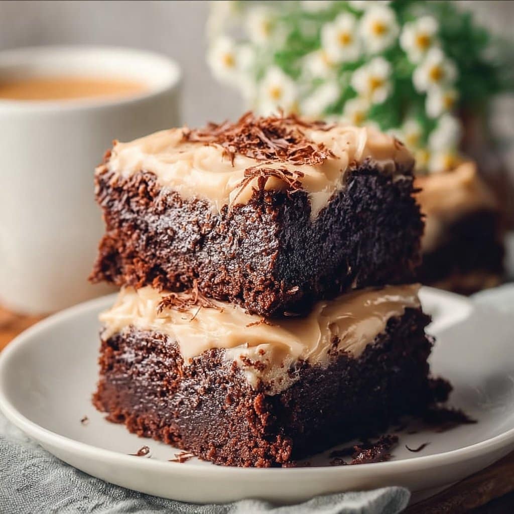 Frosted Coffee Brownies