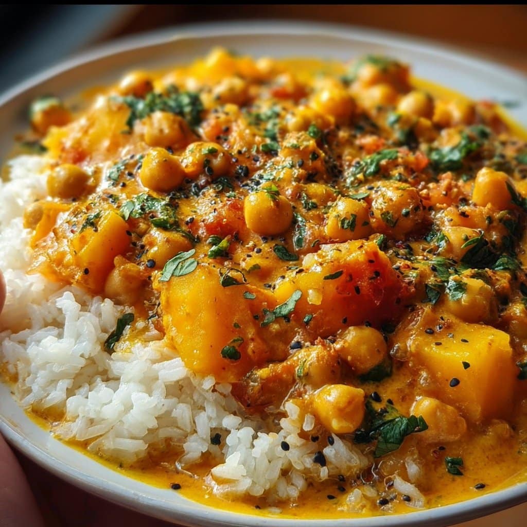 Butternut Squash and Chickpea Curry