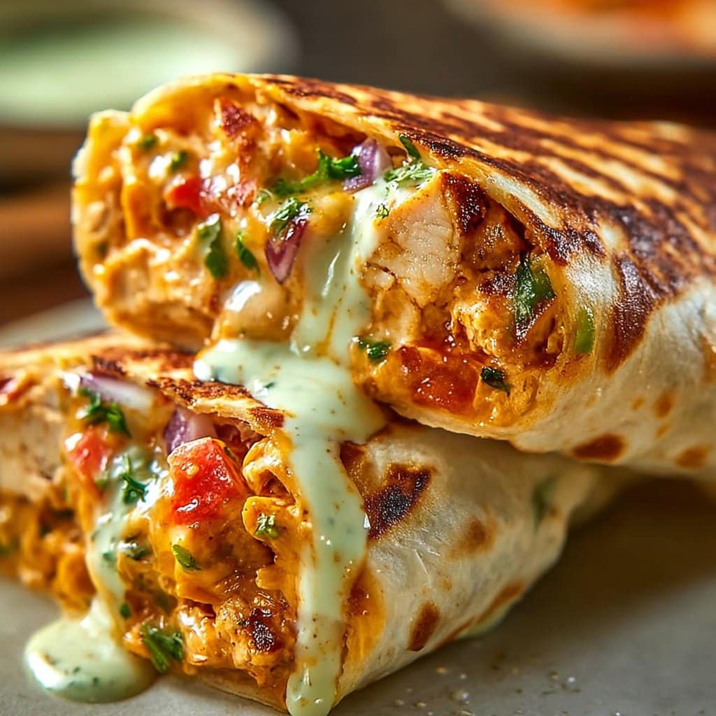 Chipotle Ranch Grilled Chicken Burrito