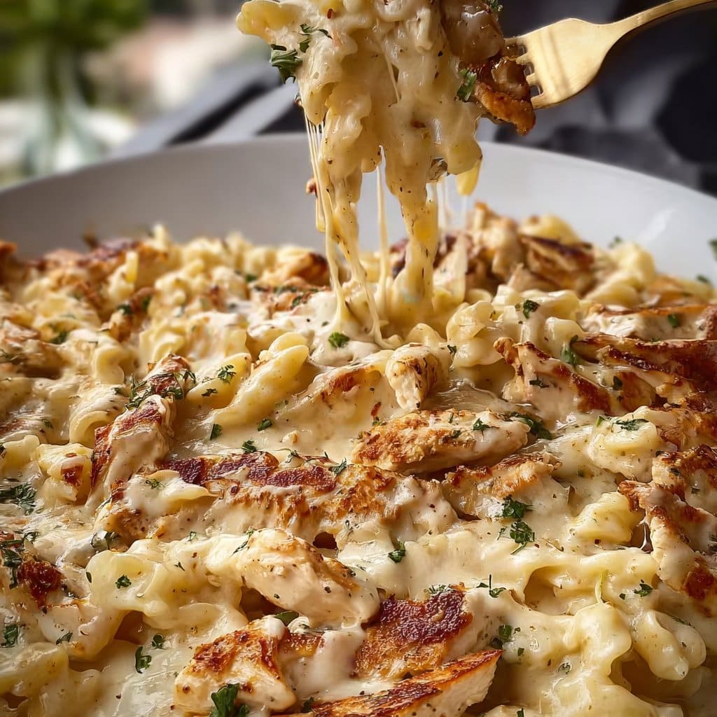 Chicken Garlic Parmesan Pasta