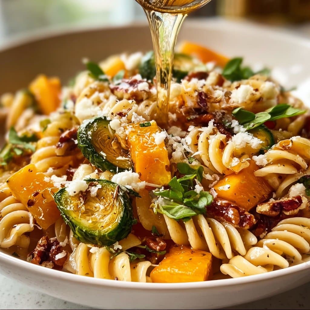 Easy Fall Harvest Pasta Salad Recipe