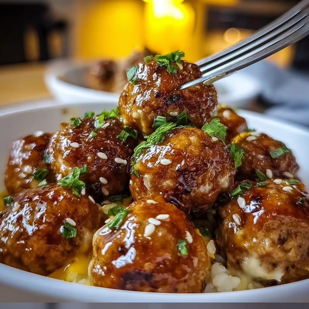 Honey Garlic Turkey Meatballs