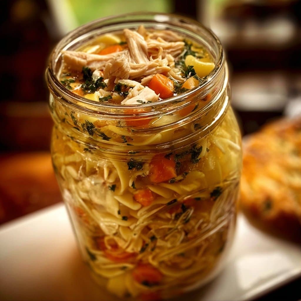 Chicken Noodle Soup in a Jar