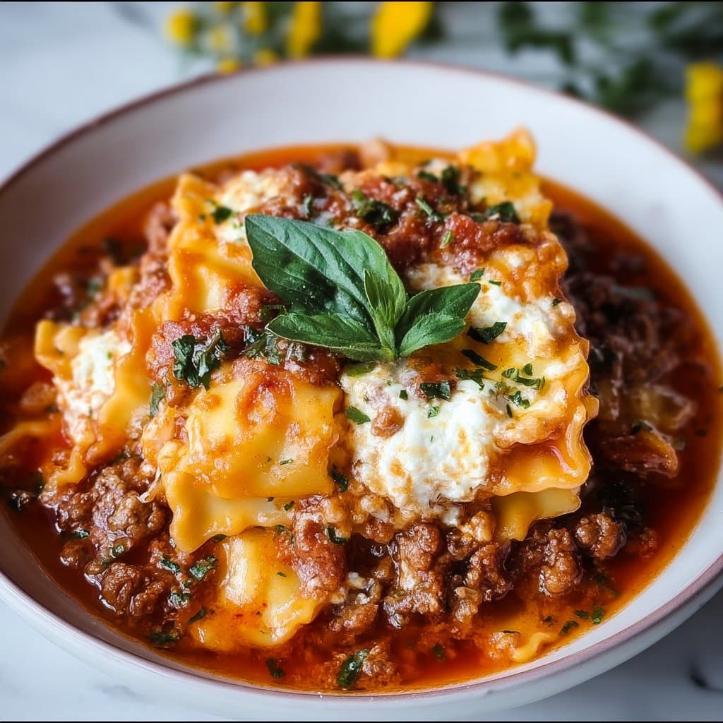 Crockpot Lasagna Soup