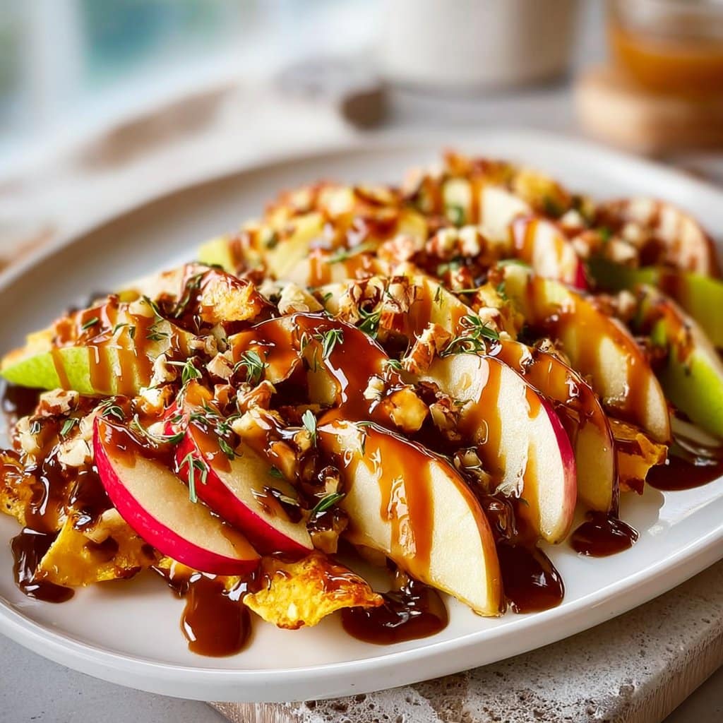 Caramel Apple Nachos