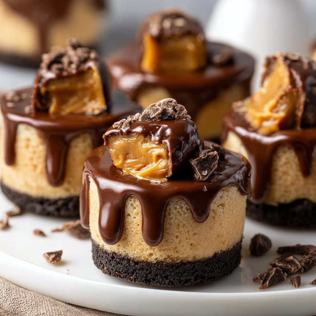 Peanut Butter Oreo Cheesecake Bites