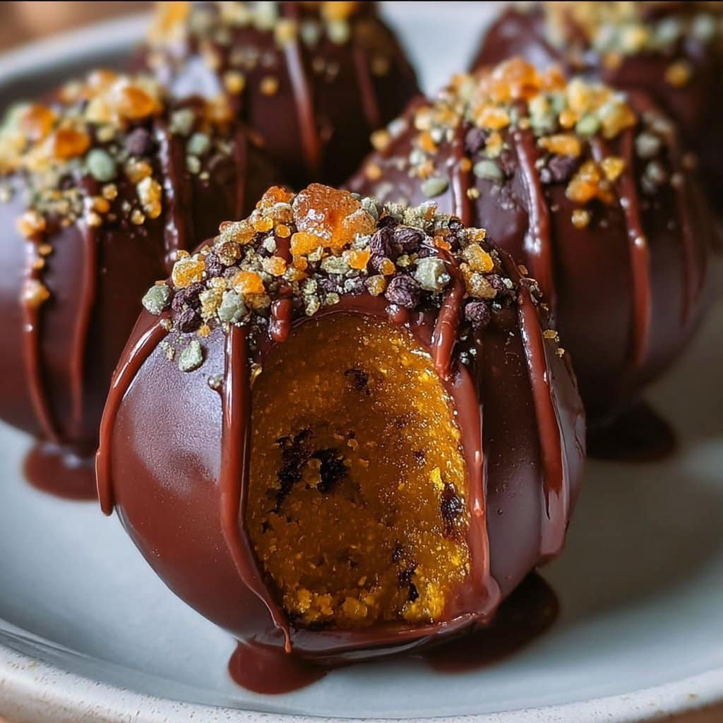 No-Bake Vegan Pumpkin Truffles
