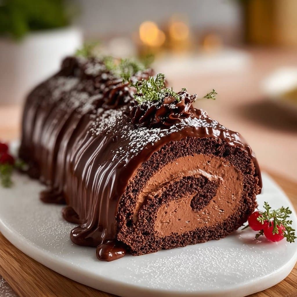 Chocolate Yule Log