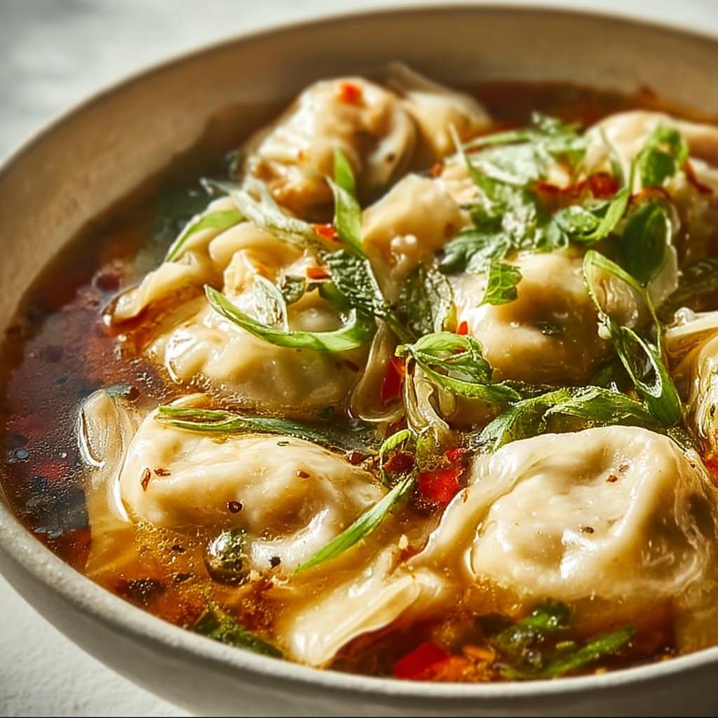 Comforting Potsticker Soup