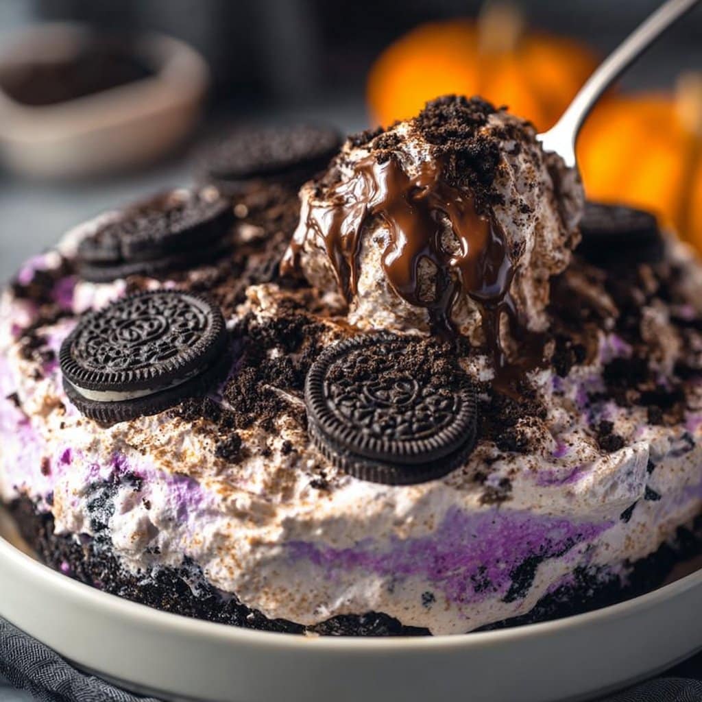 Halloween Oreo Cheesecake Fluff