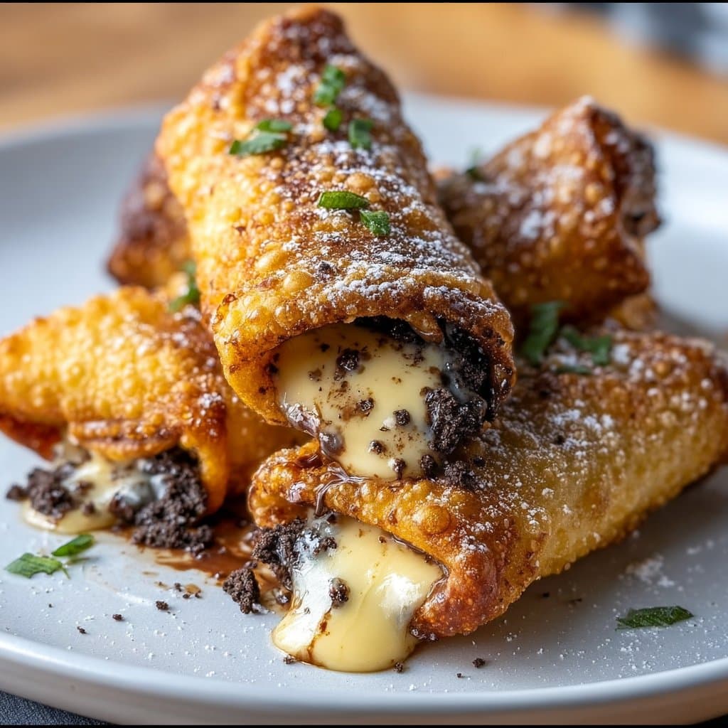 Air Fryer Oreo Egg Rolls
