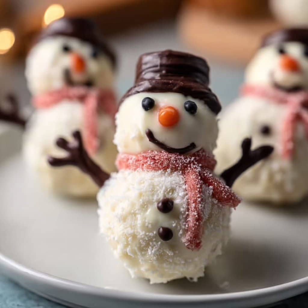 Cute Snowmen Truffles