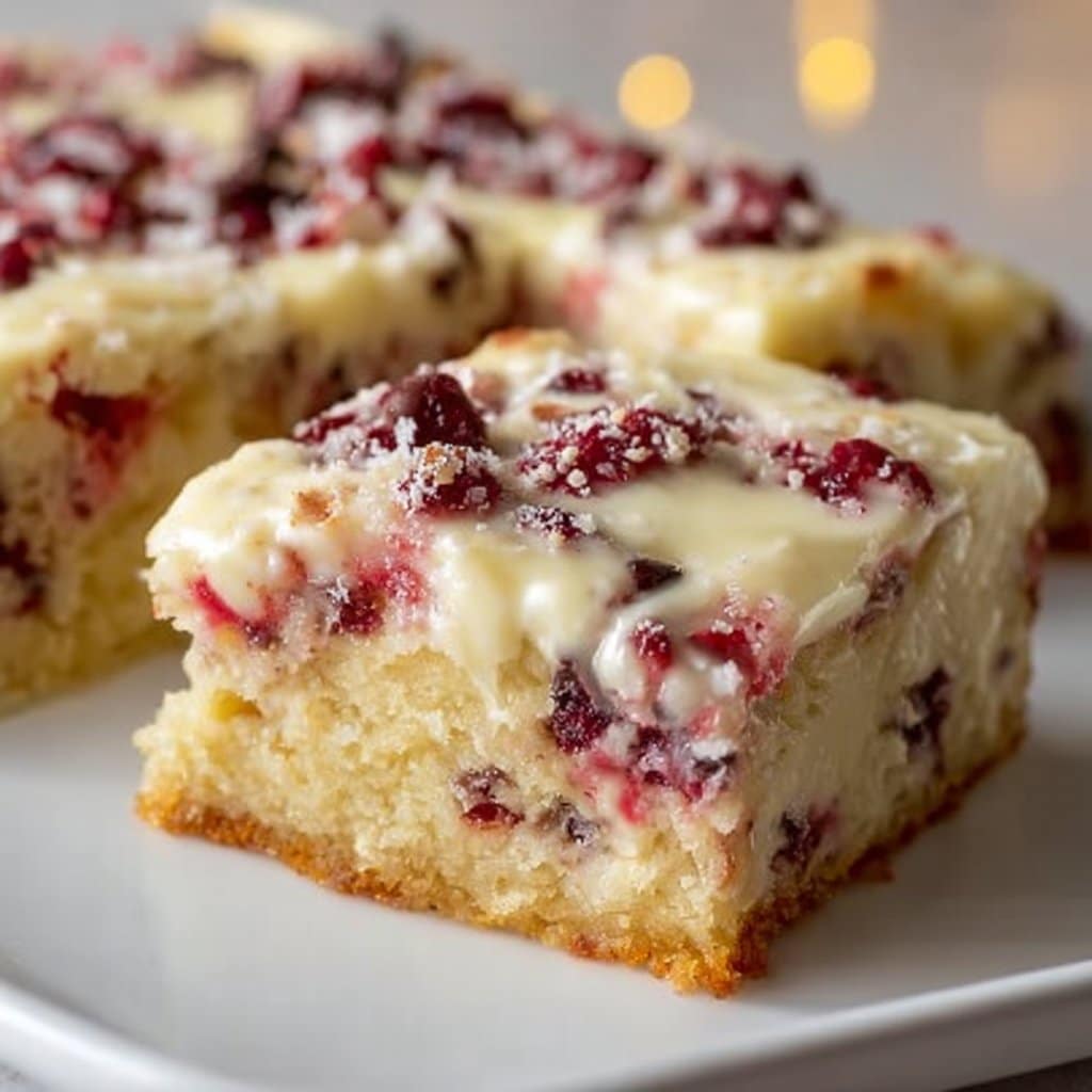 Cranberry Bliss Bars Recipe