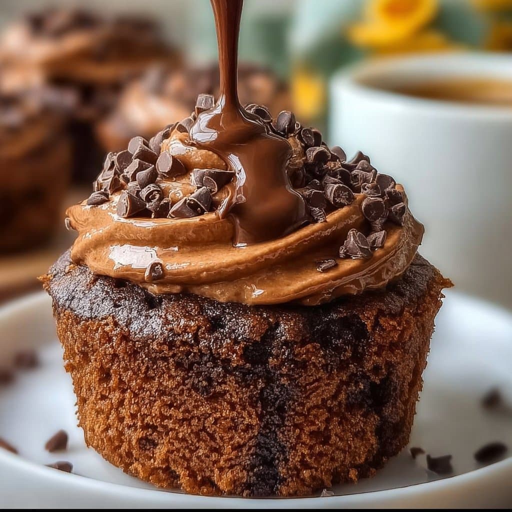 Brownie Cupcake Chocolate Buttercream