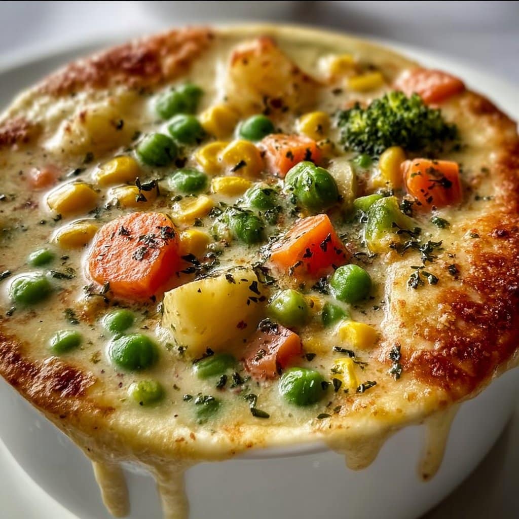 Veggie Pot Pie Soup