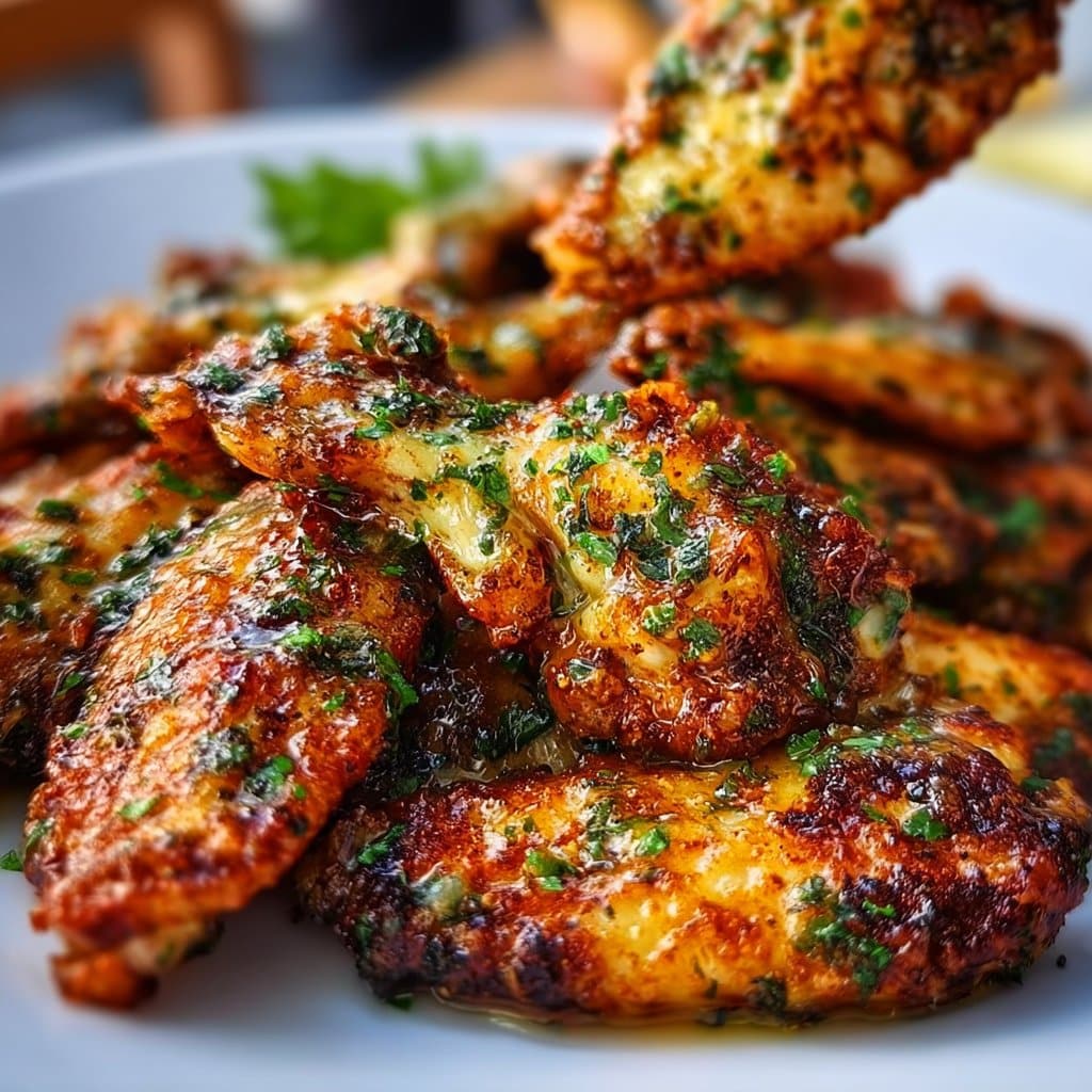 Cajun Garlic Chicken Wings