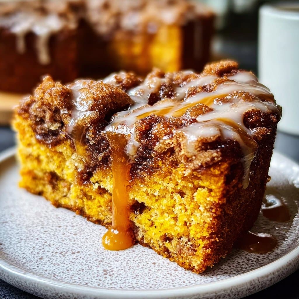 Sourdough Pumpkin Coffee Cake