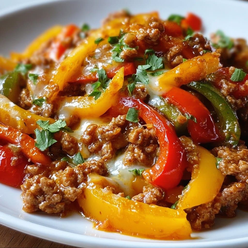 Ground Turkey and Peppers