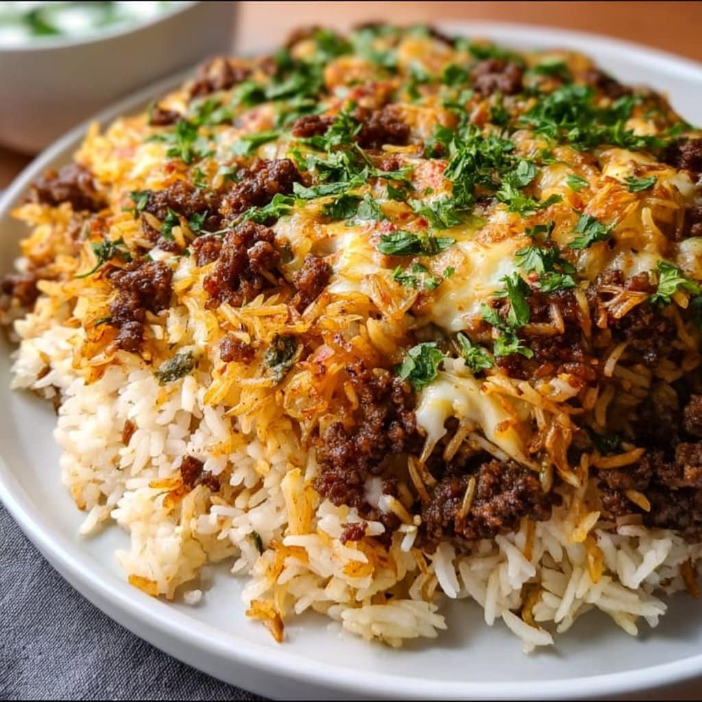 Hashweh with Lebanese Rice Pilaf Recipe