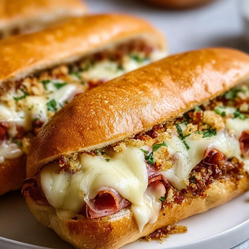 Baked Italian Sub Sandwiches Recipe
