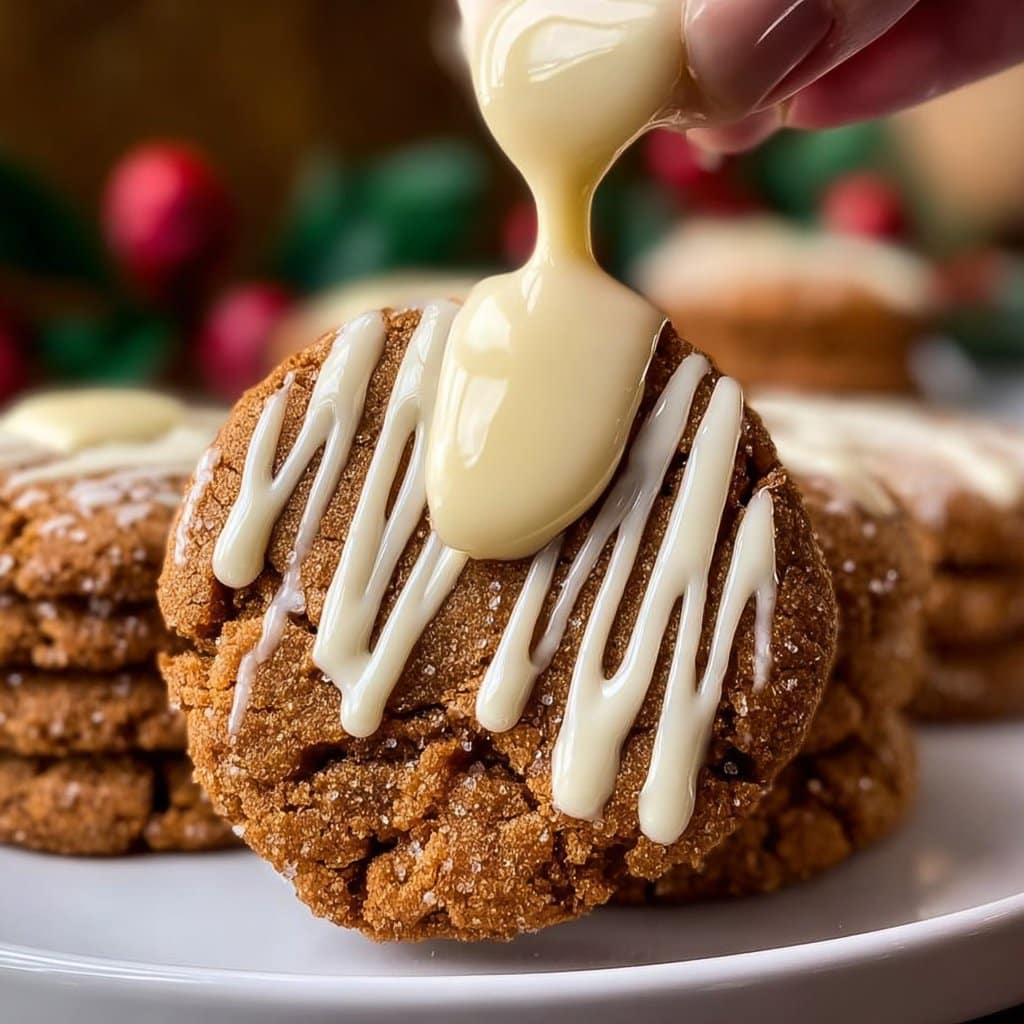 Chewy Maple Cinnamon Cookies with White Chocolate