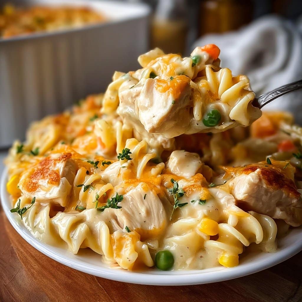 Classic Chicken Pot Pie Pasta