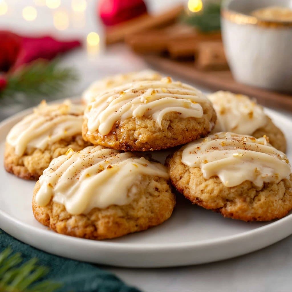 Delicious Eggnog Cookies