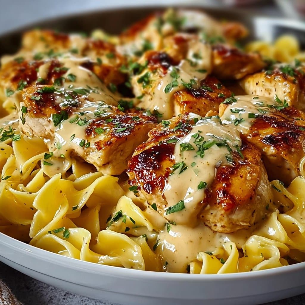 Easy One-Pan Chicken with Buttered Noodles