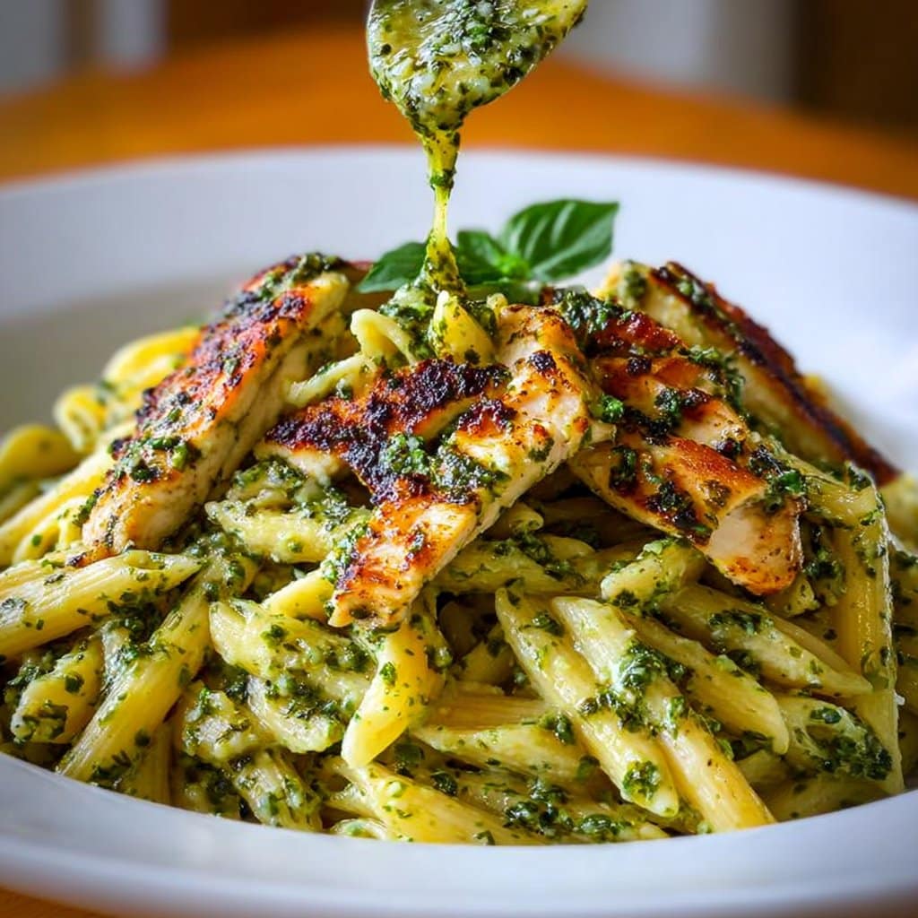 Basil Pesto Chicken Pasta