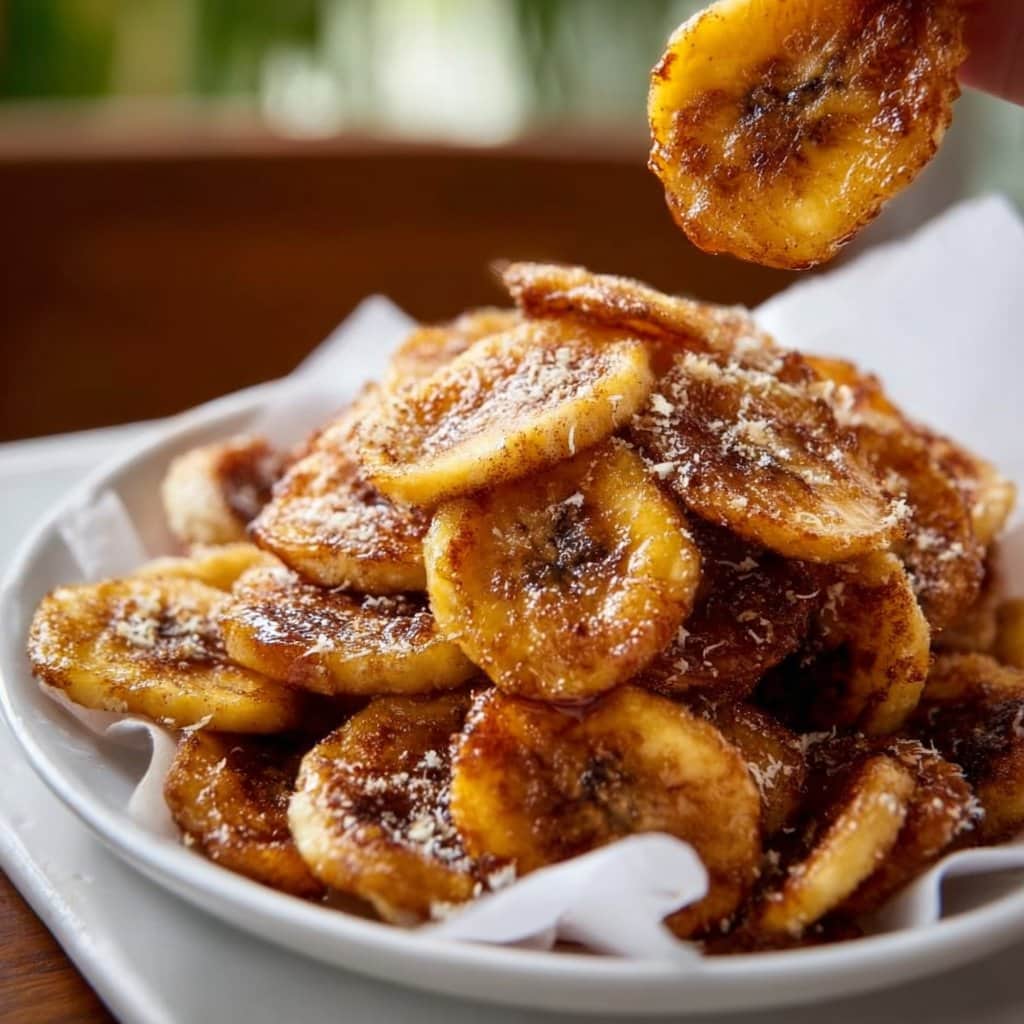 Air Fryer Cinnamon Banana Chips
