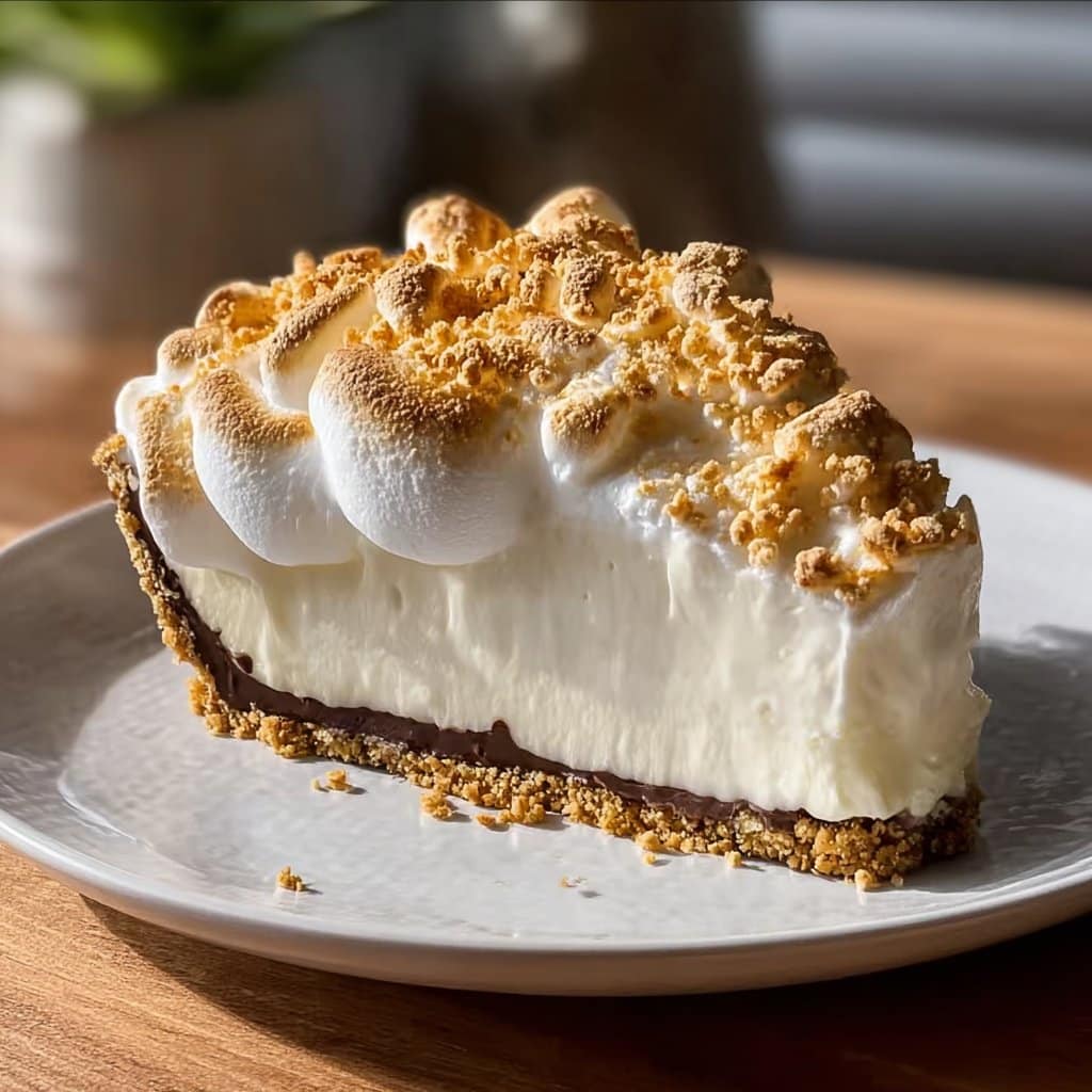 No-Bake Marshmallow Cheesecake