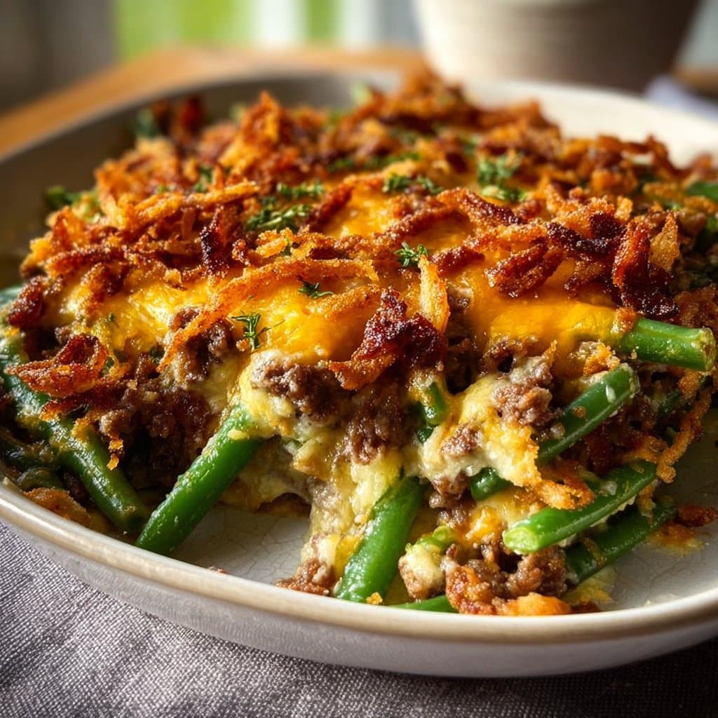 Hamburger Green Bean Casserole