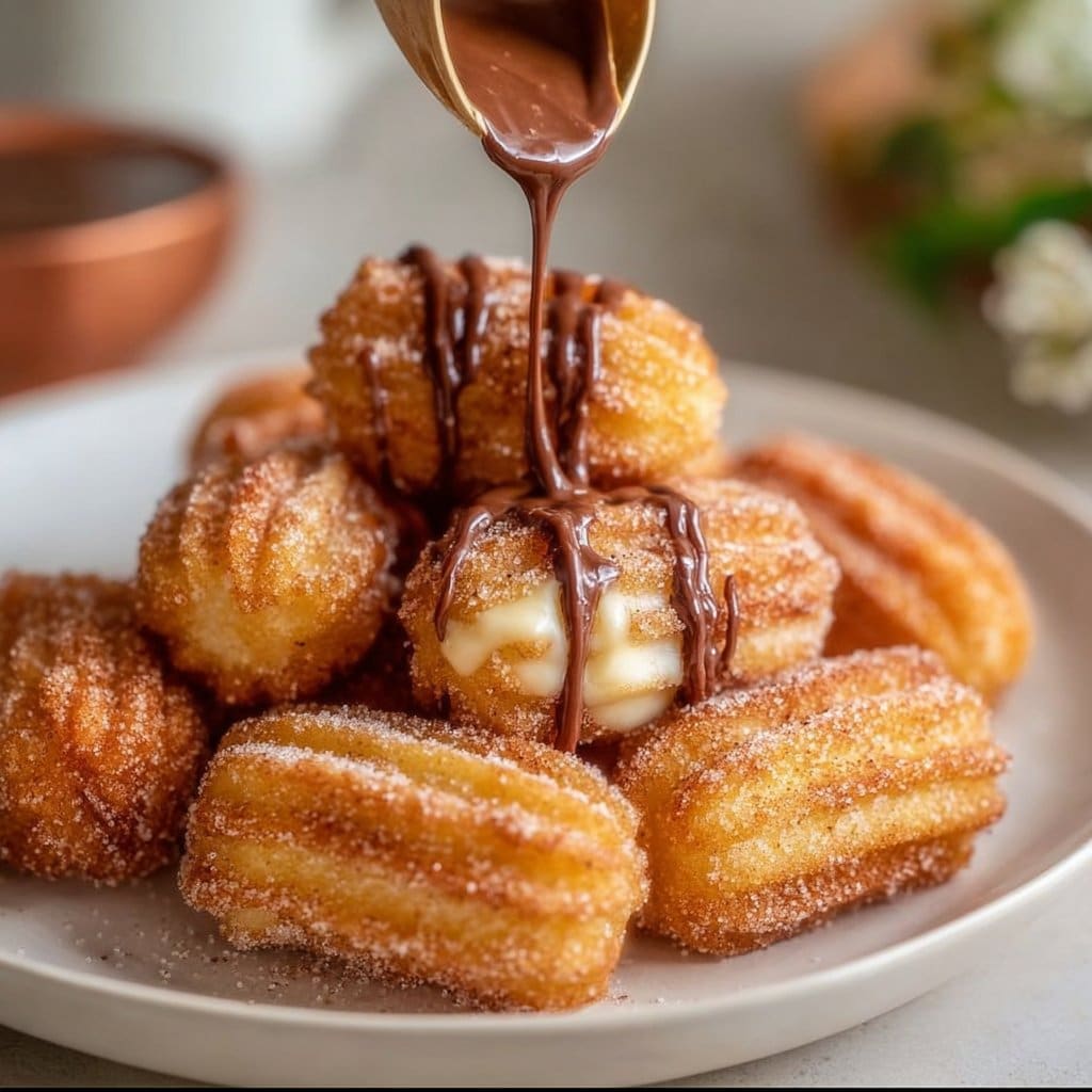 Healthy Baked Churro Bites