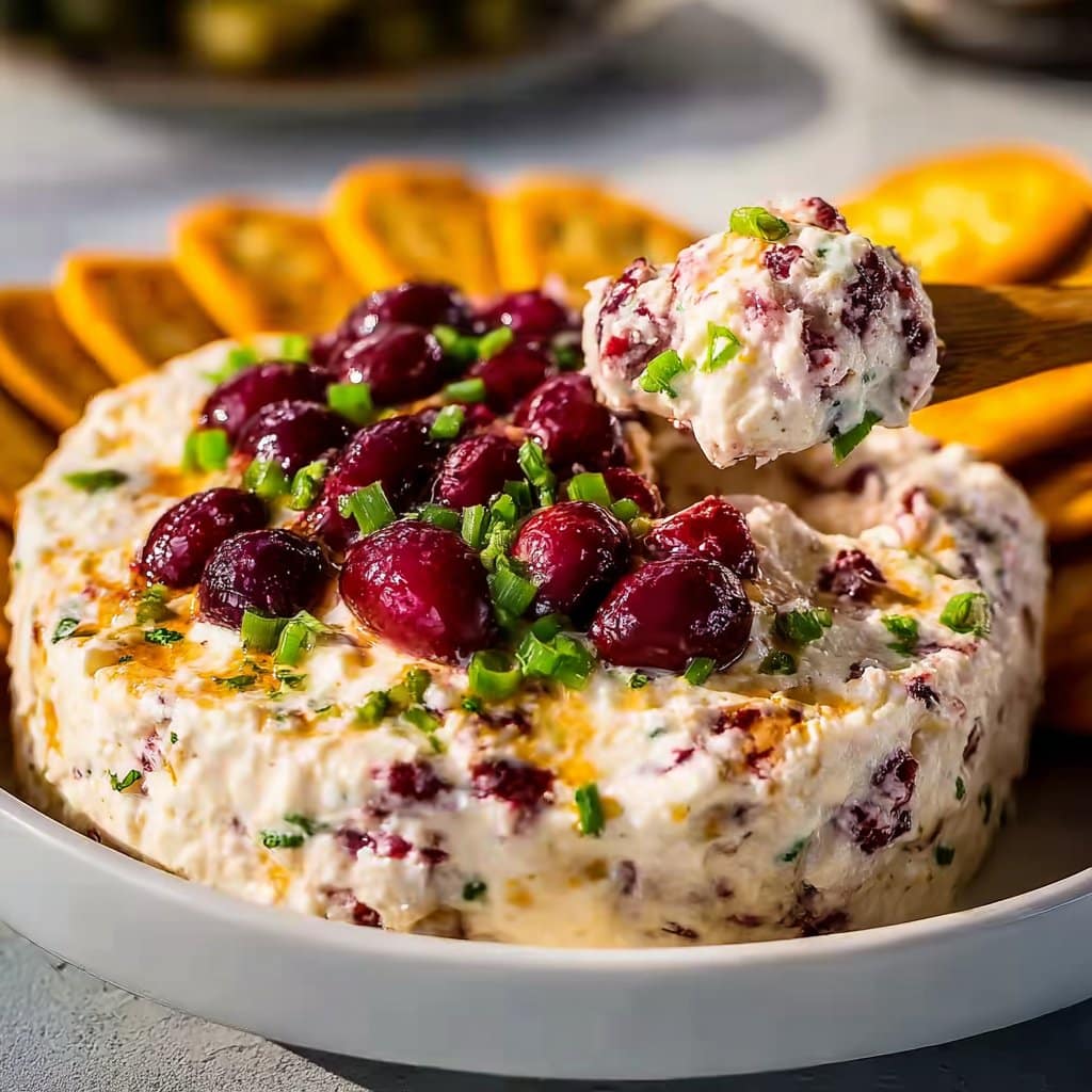 Cranberry Jalapeño Cream Cheese Dip