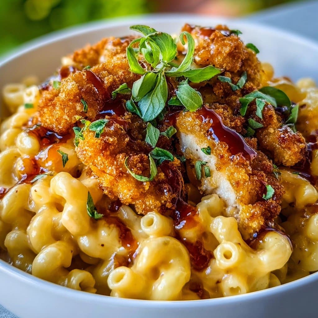 Honey Pepper Chicken Mac & Cheese