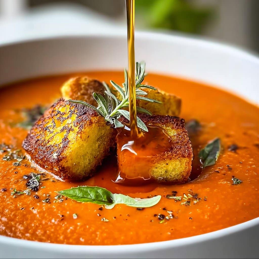 Roasted Tomato Basil Soup