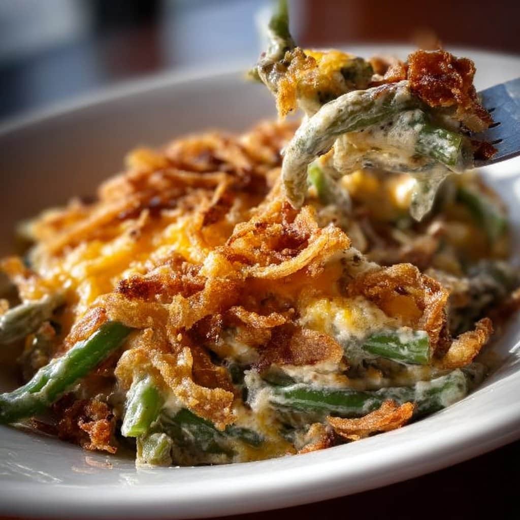 Sour Cream Green Bean Casserole