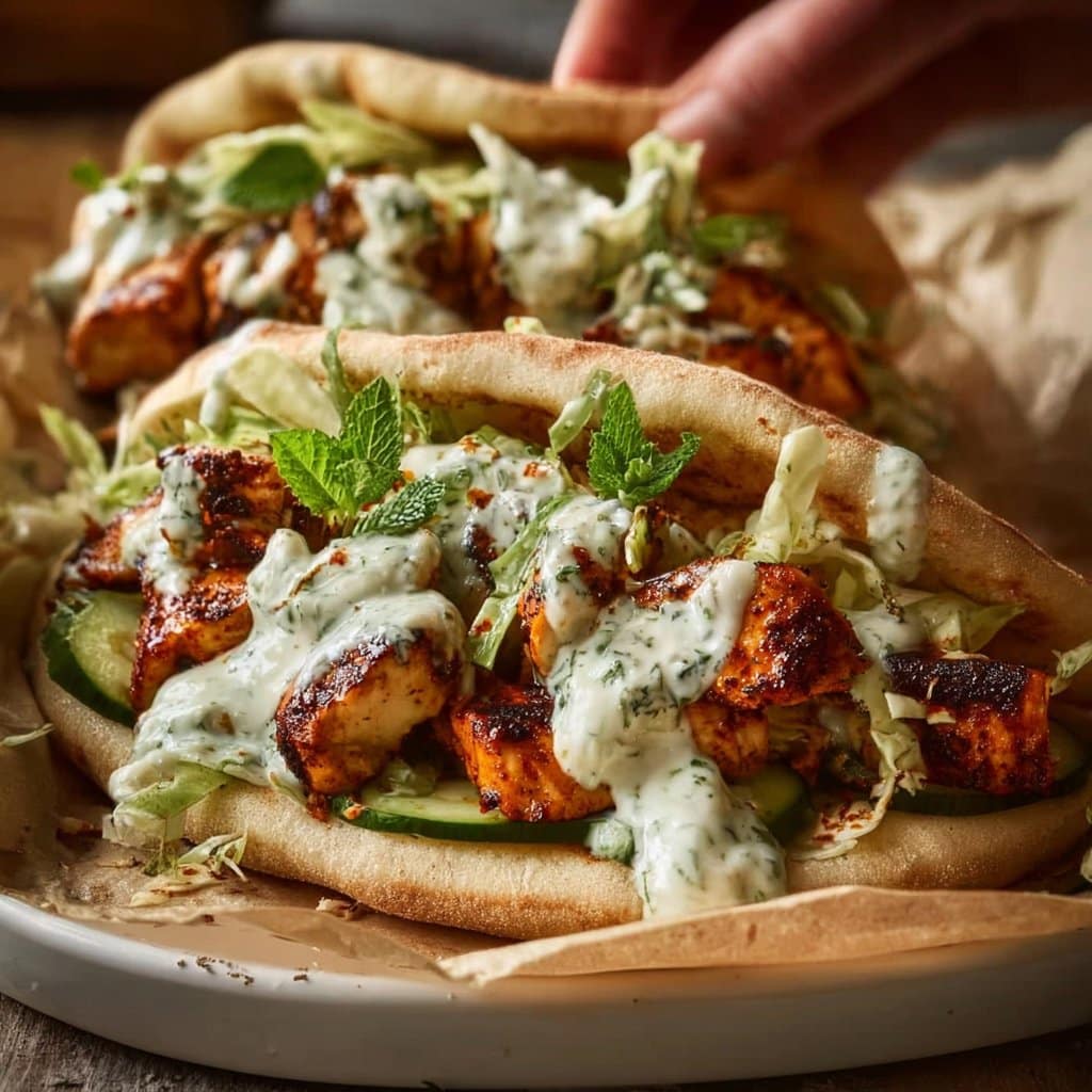 Sheet Pan Chicken Pitas with Herby Ranch