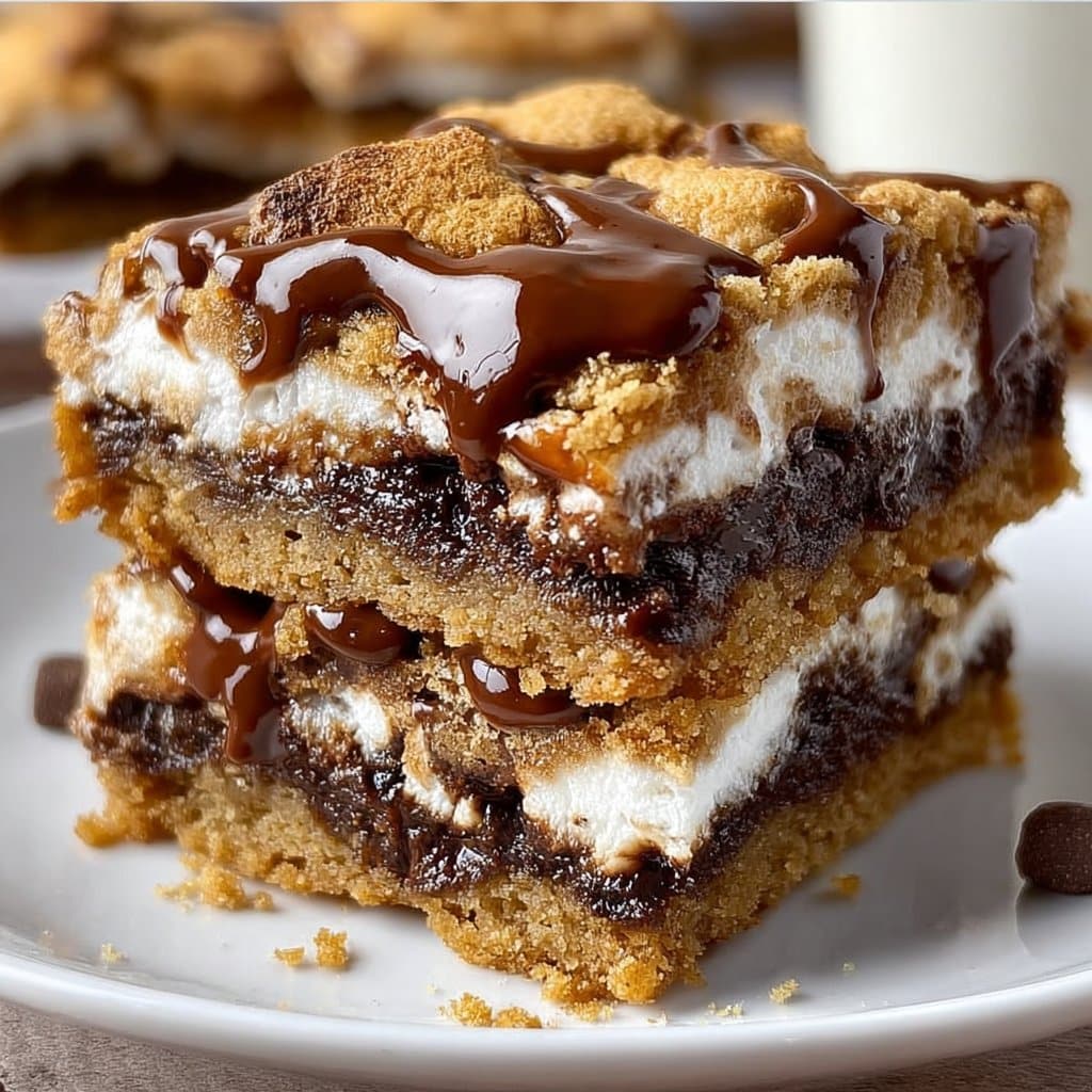 S’mores Cookie Bars