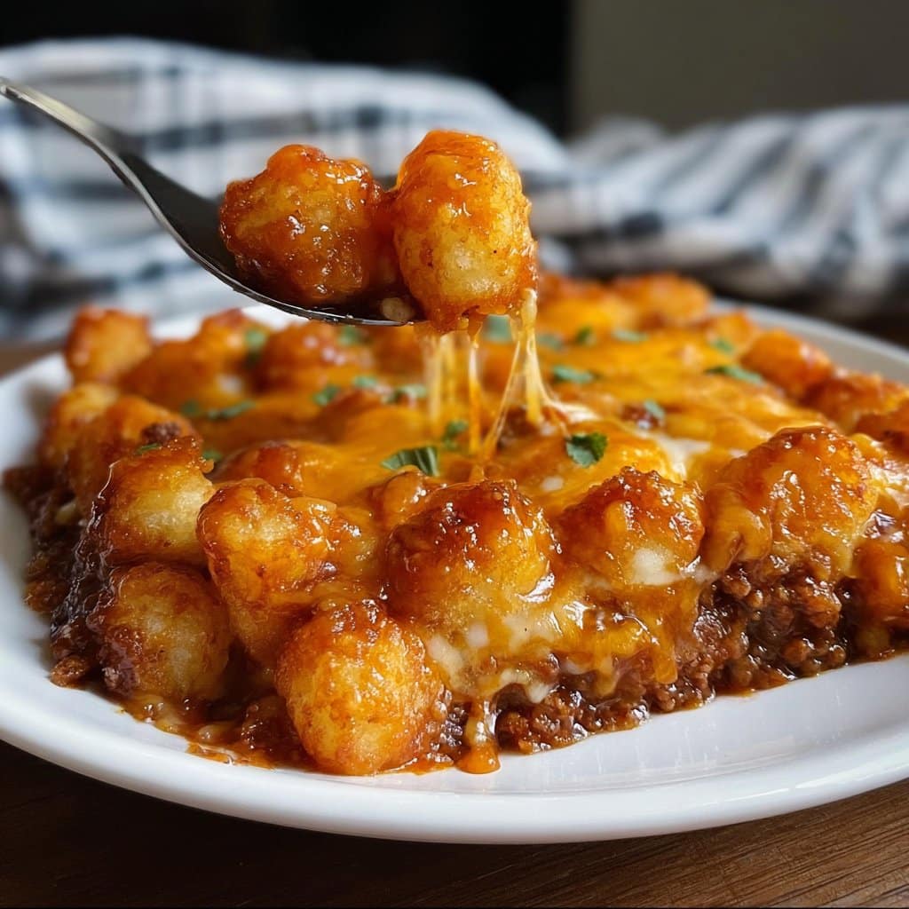 Chili Cheese Tater Tot Casserole: A Family Favorite Dish!