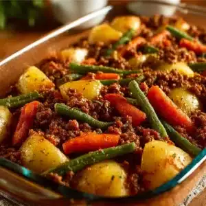 Amish Winter Bliss Casserole, a comforting winter casserole dish