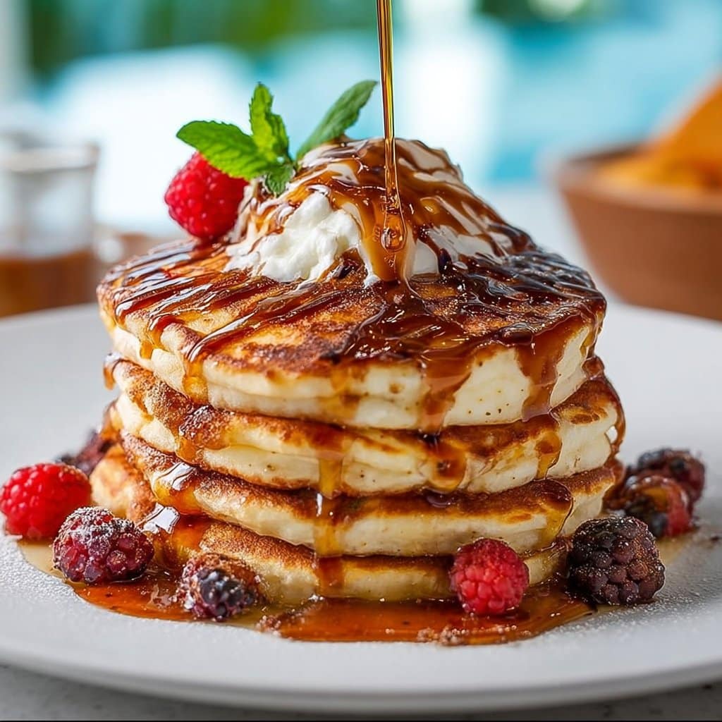 Vanilla Cinnamon Buttermilk Pancakes