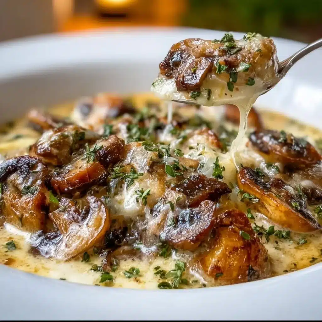 Cream of Mushroom Crockpot Soup